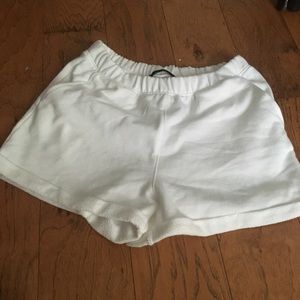 Forever21 White Cotton Shorts